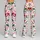 Red Green And White Candy Canes For Festive Christmas Celebrations And Cozy Winter Days Leggings - 9