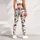 Red Green And White Candy Canes For Festive Christmas Celebrations And Cozy Winter Days Leggings - 5