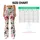 Red Green And White Candy Canes For Festive Christmas Celebrations And Cozy Winter Days Leggings - 7
