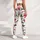 Red Green And White Candy Canes For Festive Christmas Celebrations And Cozy Winter Days Leggings - 5