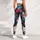 Colorful Cat Faces With Rainbow Fur for Cozy Everyday Style and Feline Lovers Leggings - 4