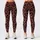 Burgundy Leopard Spots for Summer Training, Gym Sessions and Outdoor Fitness Style Leggings - 3