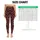 Burgundy Leopard Spots for Summer Training, Gym Sessions and Outdoor Fitness Style Leggings - 3