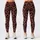 Burgundy Leopard Spots for Summer Training, Gym Sessions and Outdoor Fitness Style Leggings - 1