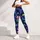 Neon Cosmic Mushrooms for Yoga, Festivals and Everyday Whimsy for Nature Lovers Leggings - 5