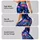 Neon Cosmic Mushrooms for Yoga, Festivals and Everyday Whimsy for Nature Lovers Leggings - 8