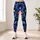 Neon Cosmic Mushrooms for Yoga, Festivals and Everyday Whimsy for Nature Lovers Leggings - 4