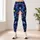 Neon Cosmic Mushrooms for Yoga, Festivals and Everyday Whimsy for Nature Lovers Leggings - 6