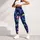 Neon Cosmic Mushrooms for Yoga, Festivals and Everyday Whimsy for Nature Lovers Leggings - 5