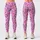 Blush Pink And Lavender Leopard Spots For Campus-To-Studio Activewear Style For Women Leggings - 3