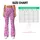 Blush Pink And Lavender Leopard Spots For Campus-To-Studio Activewear Style For Women Leggings - 7