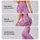 Blush Pink And Lavender Leopard Spots For Campus-To-Studio Activewear Style For Women Leggings - 2