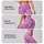 Blush Pink And Lavender Leopard Spots For Campus-To-Studio Activewear Style For Women Leggings - 8