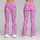 Blush Pink And Lavender Leopard Spots For Campus-To-Studio Activewear Style For Women Leggings - 9