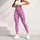 Blush Pink And Lavender Leopard Spots For Campus-To-Studio Activewear Style For Women Leggings - 4