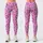 Blush Pink And Lavender Leopard Spots For Campus-To-Studio Activewear Style For Women Leggings - 1