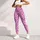 Blush Pink And Lavender Leopard Spots For Campus-To-Studio Activewear Style For Women Leggings - 6