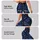 Midnight Indigo Wildflowers for Concert Nights, Festivals, and Everyday Bohemian Style Leggings - 8