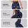 Midnight Indigo Wildflowers for Concert Nights, Festivals, and Everyday Bohemian Style Leggings - 2