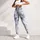 Misty Blue Tree Branches for Calm Yoga, Walks, and Everyday Streetwear for Women Leggings - 4