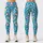 Pastel Aqua Leopard Spots for Colorful Gym Sessions and Everyday Active Style Leggings - 3
