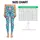 Pastel Aqua Leopard Spots for Colorful Gym Sessions and Everyday Active Style Leggings - 1