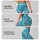 Pastel Aqua Leopard Spots for Colorful Gym Sessions and Everyday Active Style Leggings - 8