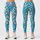 Pastel Aqua Leopard Spots for Colorful Gym Sessions and Everyday Active Style Leggings - 1