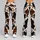 Brown Black And Ivory Cow Spots For Casual Country Style And Festive Everyday Looks Leggings - 9