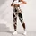 Brown Black And Ivory Cow Spots For Casual Country Style And Festive Everyday Looks Leggings - 5