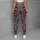 Olive Green Violet Rose Motifs for Dance, Travel and Everyday Wear for Women Leggings - 6