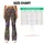 Olive Green Violet Rose Motifs for Dance, Travel and Everyday Wear for Women Leggings - 7