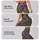 Olive Green Violet Rose Motifs for Dance, Travel and Everyday Wear for Women Leggings - 8
