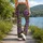 Olive Green Violet Rose Motifs for Dance, Travel and Everyday Wear for Women Leggings - 12