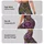 Olive Green Violet Rose Motifs for Dance, Travel and Everyday Wear for Women Leggings - 2