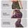 Olive Green Violet Rose Motifs for Dance, Travel and Everyday Wear for Women Leggings - 2