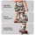 Red Cherry Blossoms and Green Leaves for Running and Outdoor Adventures Leggings - 2