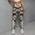 Red Cherry Blossoms and Green Leaves for Running and Outdoor Adventures Leggings - 4