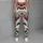 Red Cherry Blossoms and Green Leaves for Running and Outdoor Adventures Leggings - 5