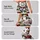 Red Cherry Blossoms and Green Leaves for Running and Outdoor Adventures Leggings - 2