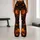 Gothic Pumpkins, Crescent Moon and Haunted Castle for Autumn Halloween Celebrations Leggings - 10