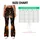 Gothic Pumpkins, Crescent Moon and Haunted Castle for Autumn Halloween Celebrations Leggings - 7
