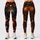 Gothic Pumpkins, Crescent Moon and Haunted Castle for Autumn Halloween Celebrations Leggings - 1