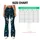 Teal Botanical Wildflowers and Foliage for Everyday Outings and Relaxed Weekend Style Leggings - 7