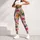 Gingerbread Men and Peppermint Candies for Cozy Christmas Holiday Celebrations Leggings - 4