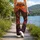 Black Cats, Jack-O'-Lanterns & Bats Under a Starry Halloween Sky for Festive Nights Leggings - 12