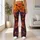 Black Cats, Jack-O'-Lanterns & Bats Under a Starry Halloween Sky for Festive Nights Leggings - 11