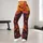 Black Cats, Jack-O'-Lanterns & Bats Under a Starry Halloween Sky for Festive Nights Leggings - 10