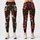 Halloween Skull And Tropical Flowers For Spooky Season Style And Autumn Adventures Leggings - 3