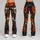 Halloween Skull And Tropical Flowers For Spooky Season Style And Autumn Adventures Leggings - 9